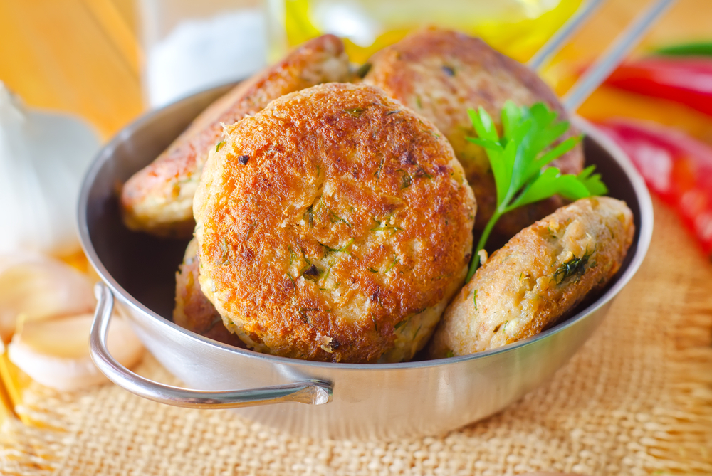 Нутовые котлетки